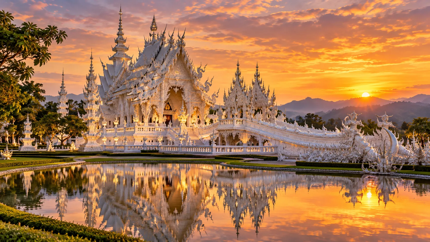AI-generated destination illustration inspired by Chiang Rai