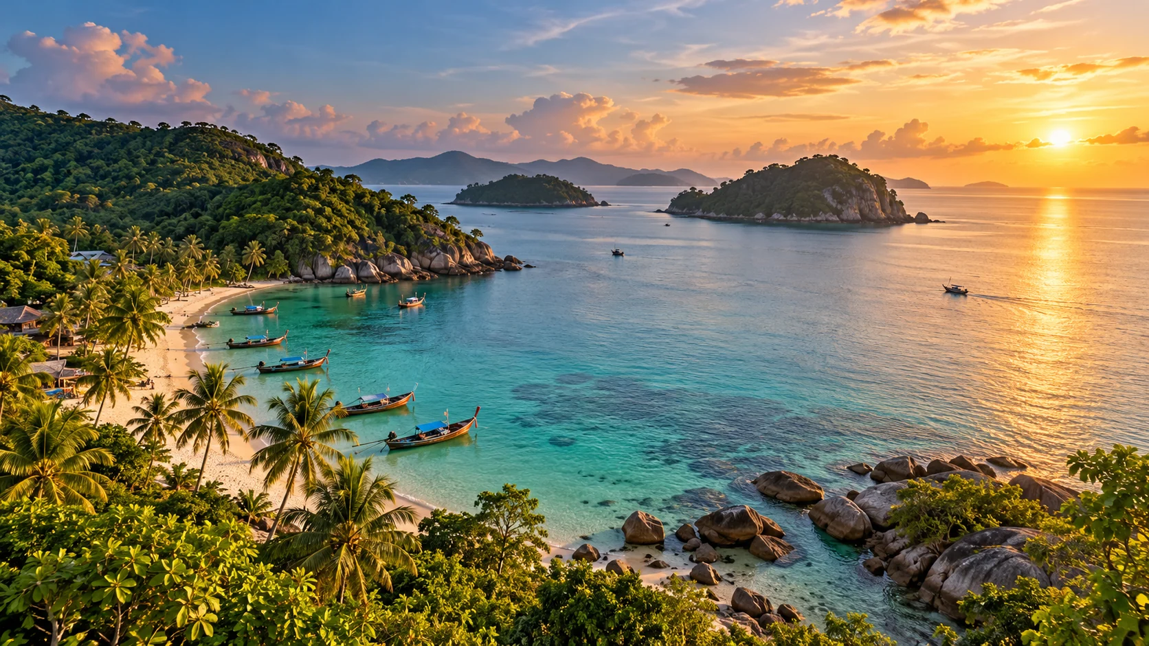 AI-generated destination illustration inspired by Chumphon