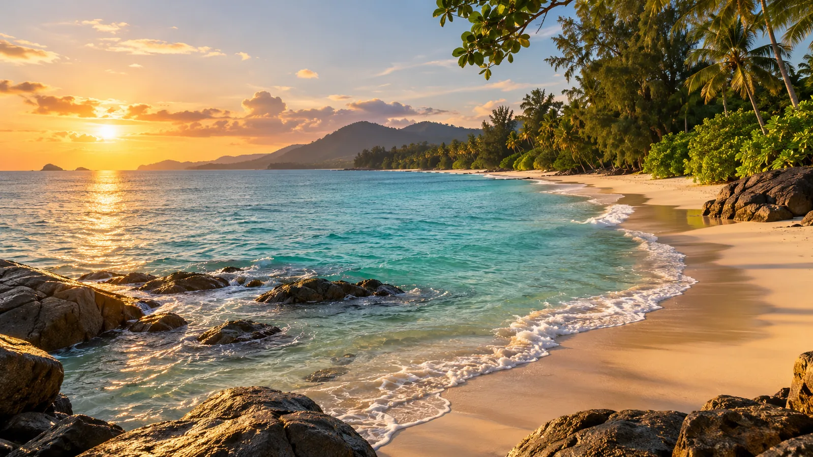 AI-generated destination illustration inspired by Khao Lak