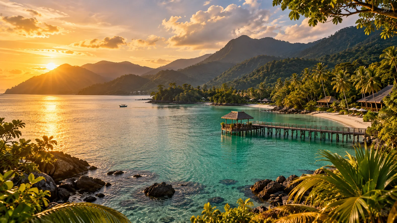 AI-generated destination illustration inspired by Trat