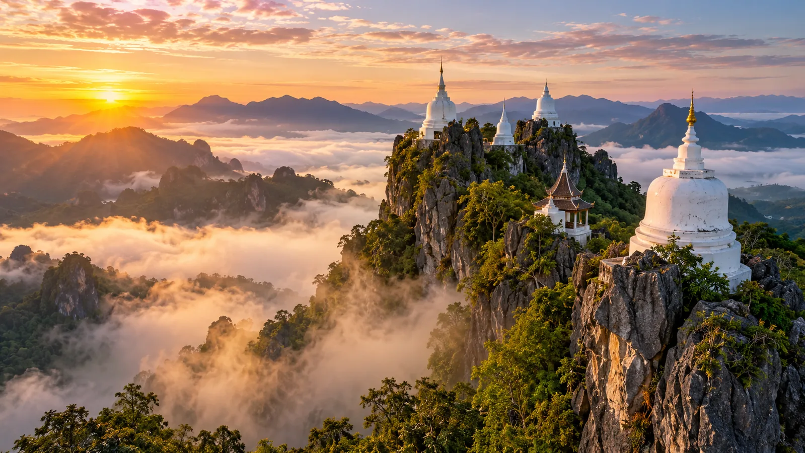 AI-generated destination illustration inspired by Lampang