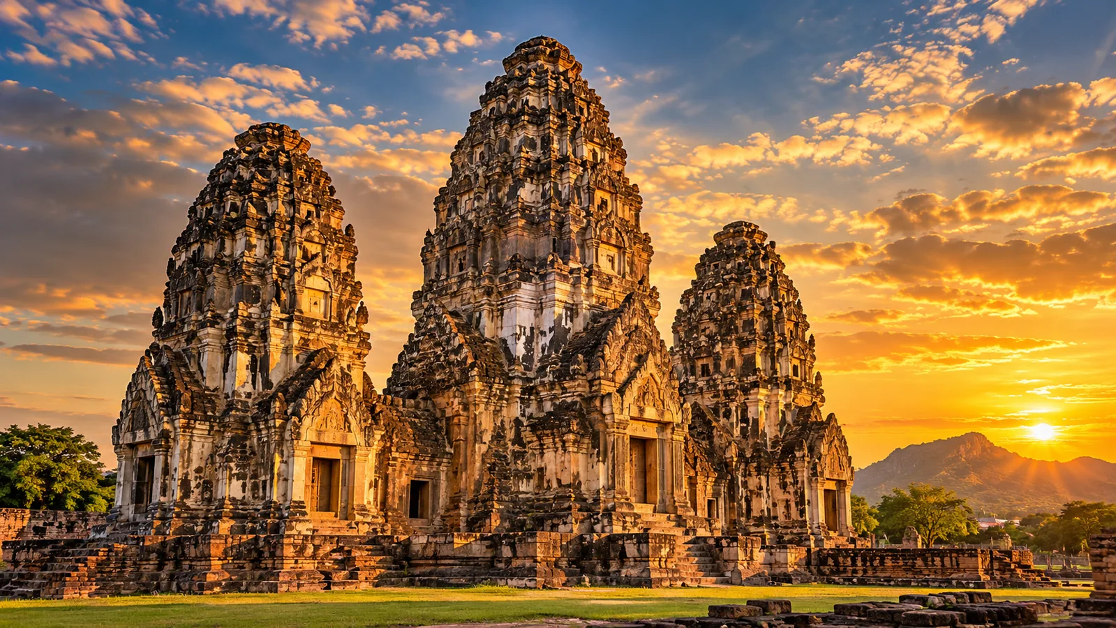 AI-generated destination illustration inspired by Lopburi