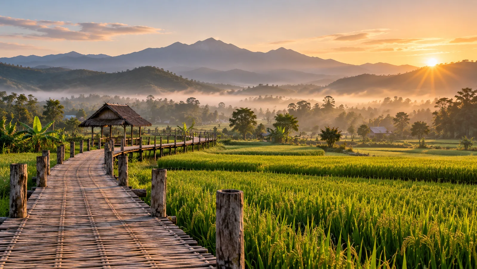 AI-generated destination illustration inspired by Pai