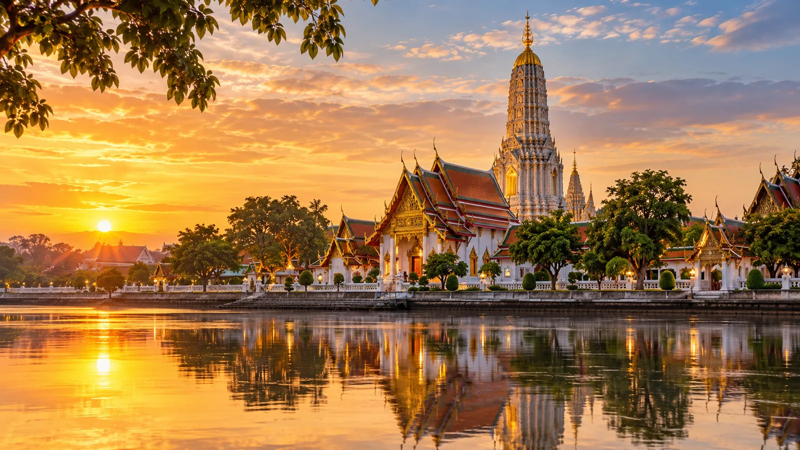 AI-generated destination illustration inspired by Phitsanulok