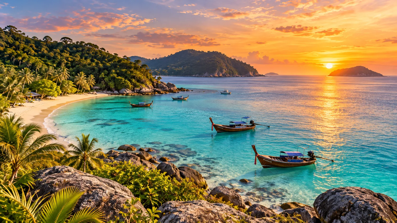 AI-generated destination illustration inspired by Phuket