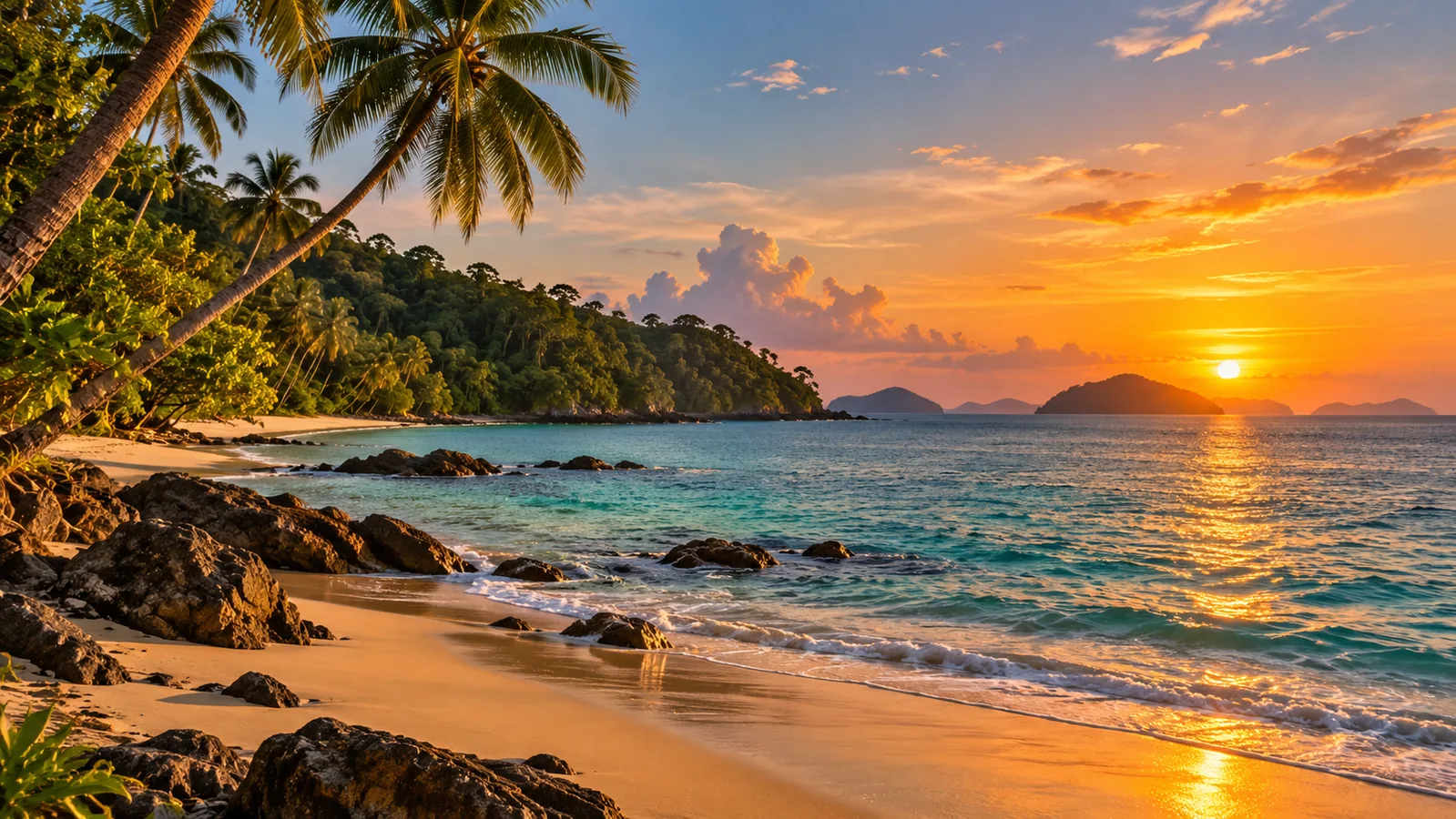 AI-generated destination illustration inspired by Ranong