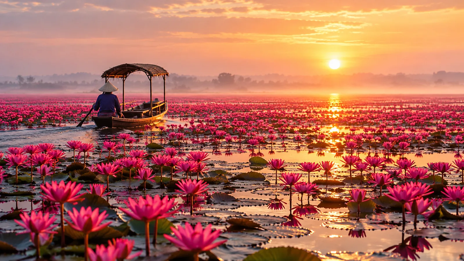 AI-generated destination illustration inspired by Udon Thani