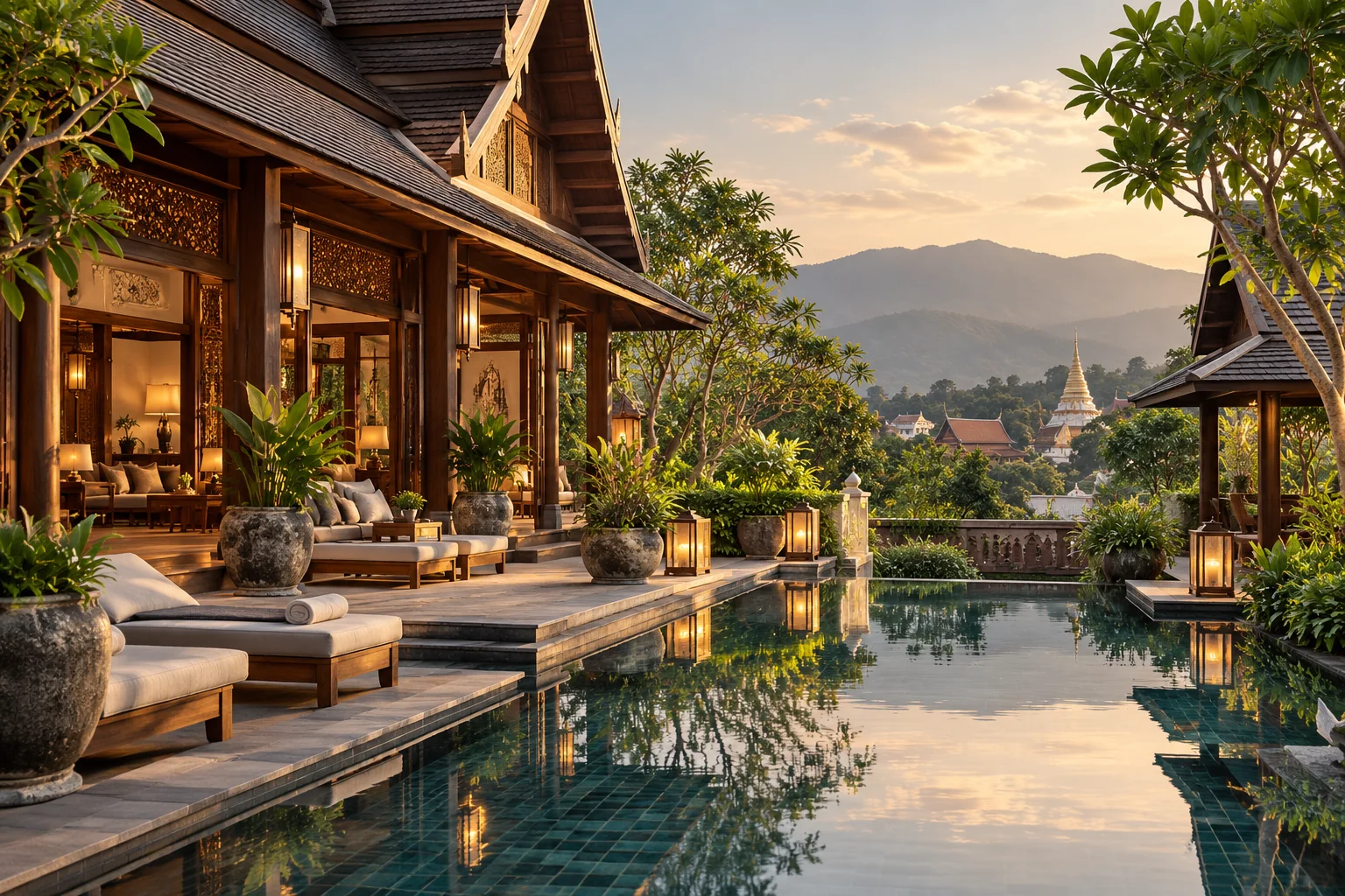 Illustrative Chiang Mai travel scene